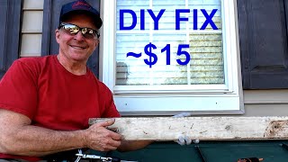 Fix ROTTING Window Frames for $15: On the Roof