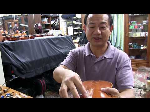 Repair Violin Top Crack 2