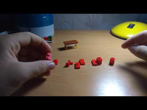 Показываю Как сделать робота-пылесоса и стол из Лего