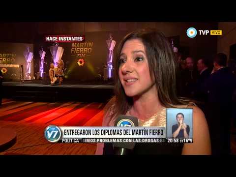 Visión 7 - Entregaron los diplomas del Martín Fierro