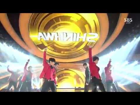 150125 신화 SHINHWA - Intro(SONAMOO), 해결사 & T.O.P @ Inkigayo