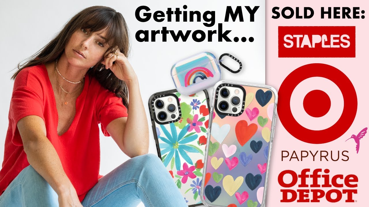 From hating my desk job to selling my artwork in Target... Here's how I did it: