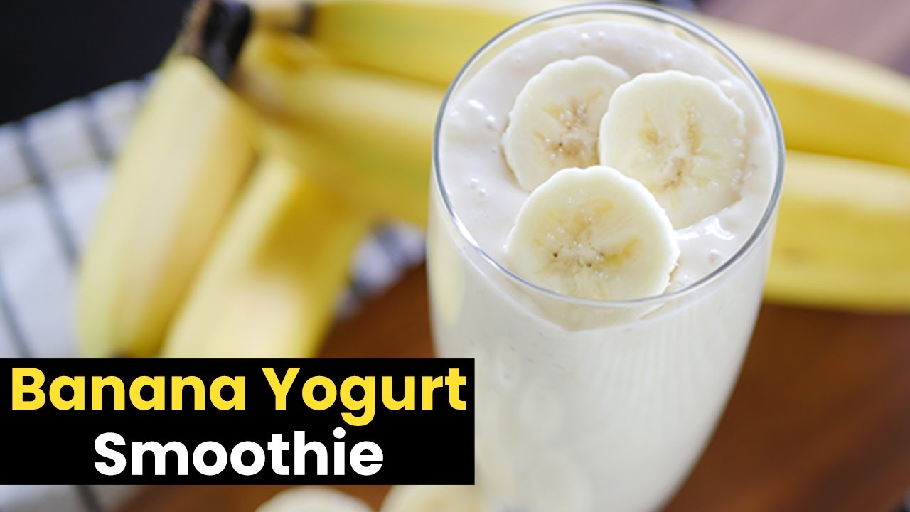 Delicious Banana Yogurt Smoothie