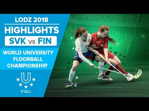 Floorball - Highlights - SVK vs FIN - 2018 FISU World University Championship