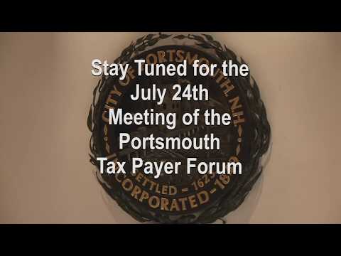 Tax Payer Forum 7.24.2019