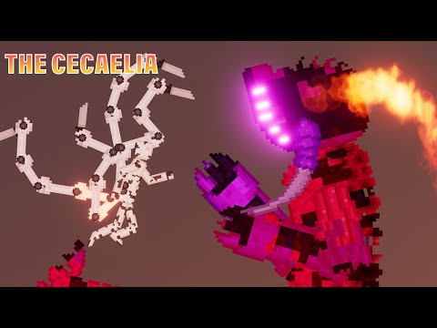THE CECAELIA vs Purple Monster Behemoth - People Playground 1.22