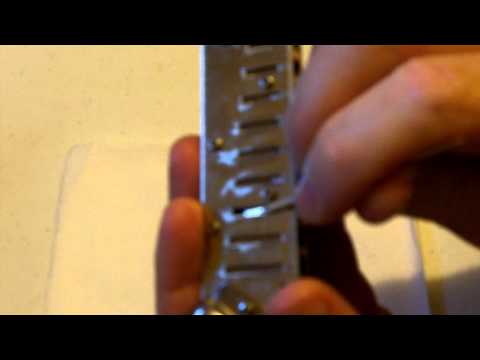 Harmonica Reed Adjustment Using Toothpick