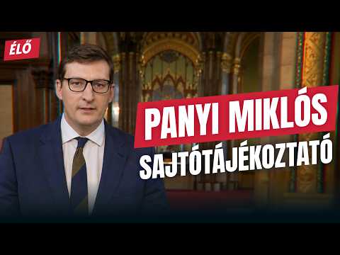 Panyi Miklós sajtótájékoztatója - HírTV