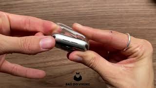 Vídeo de Case Bumper 360 Preto Compatível com Apple Watch