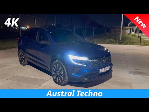 Renault Austral 2023 - Night Review in 4K (Exterior - Interior) Ambient Lights