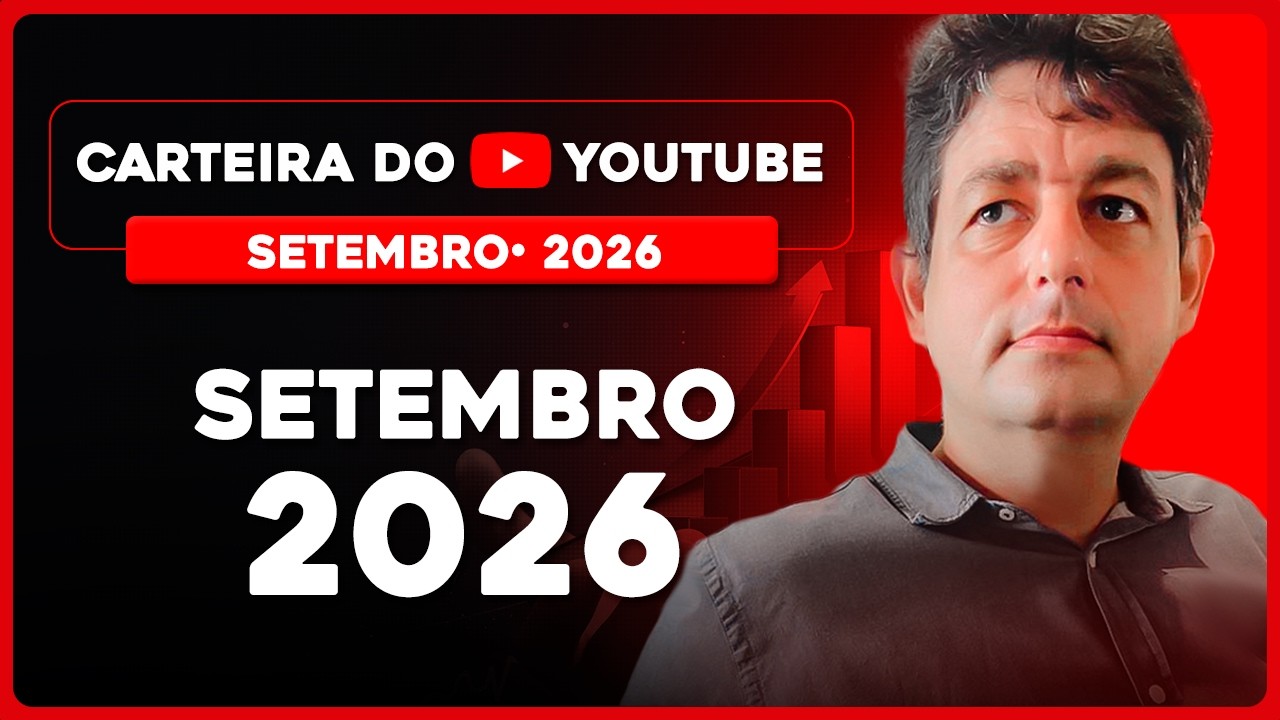 Carteira do Youtube Setembro
