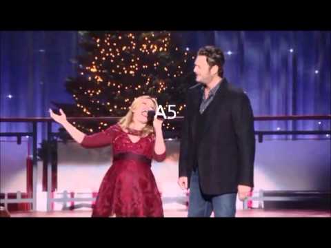 Kelly Clarkson belting a A5 (Blake Sheltons Not So Family Christmas)