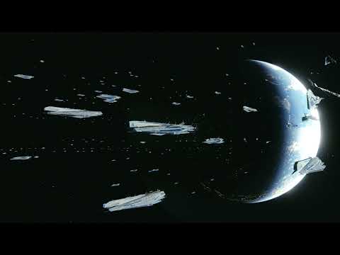 Mass Effect Fleet Defends Earth | Epic Blender 4K Animation