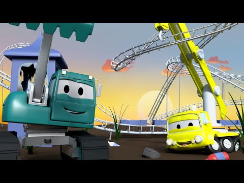 Byggänget - Bergochdalbanan - Bilköping 🚧 Tecknade serier för barn