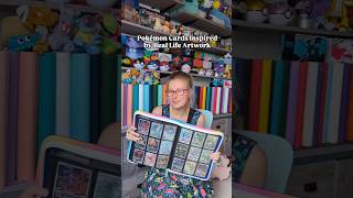 Pokémon Cards Inspired by Real Life Artwork #pokemon #tcgpokemon #pokemonchannel #pokemoncards #tcg