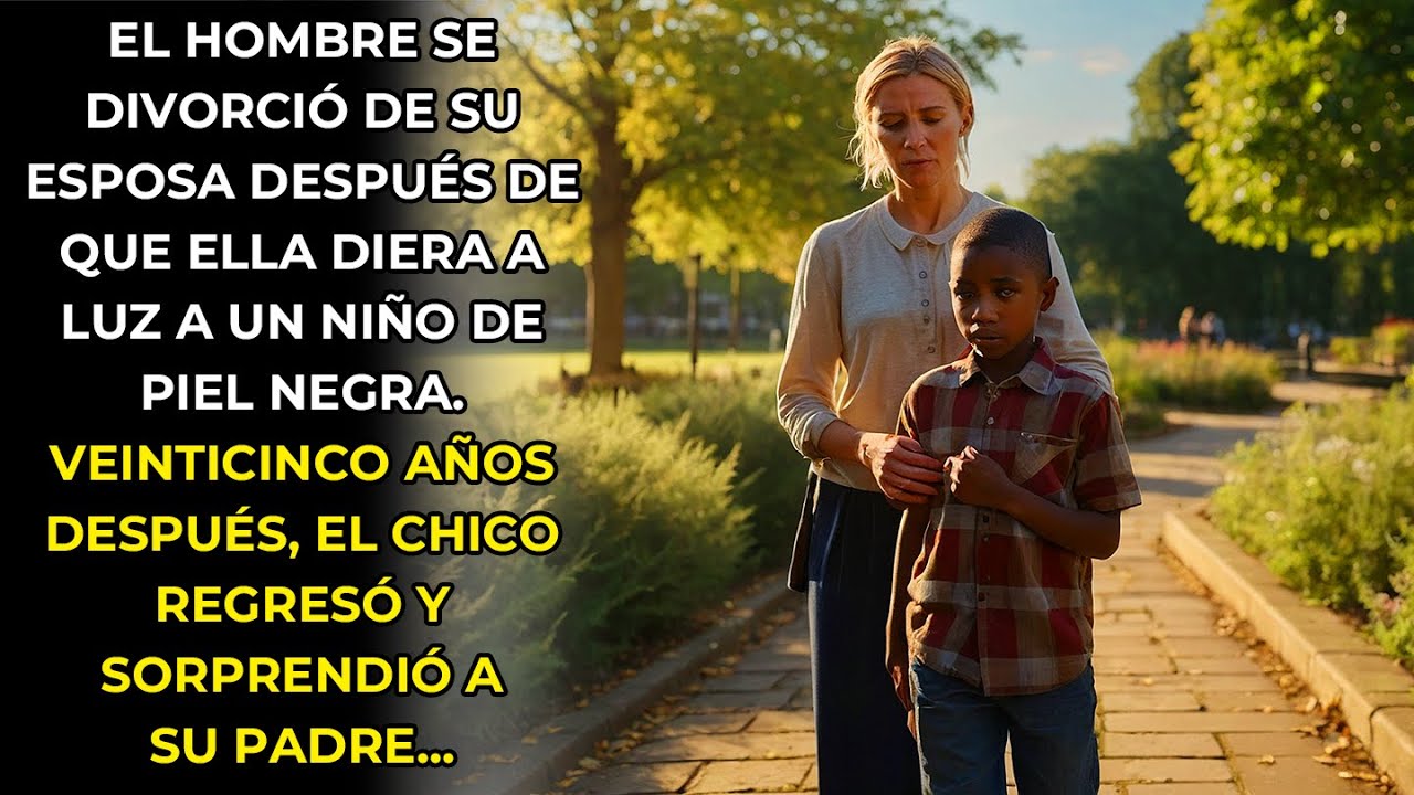 UNA MUJER BLANCA DIO A LUZ A UN HIJO DE PIEL NEGRA, EL ESPOSO LO DESCUBRIÓ...