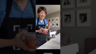 Korean mom makes a non Korean try kimchi