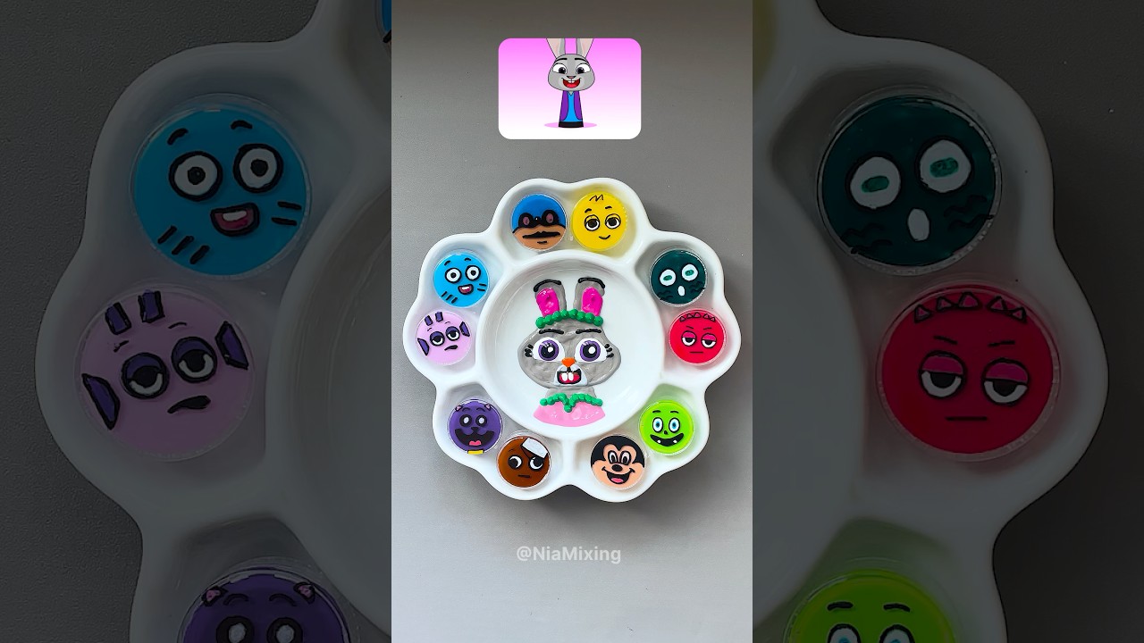 zootopia Sprunki color mixing 🎵 Guess the Final color! #colormixing