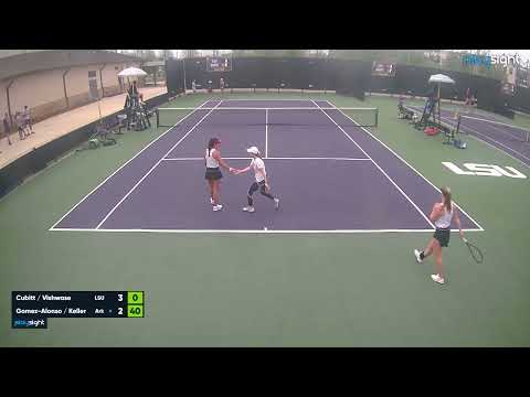 Maggie Cubitt/Nikita Vishwase v Carolina Gomez/Kelly Keller - LSU v ARKW - 12.03.23 (incomplete)