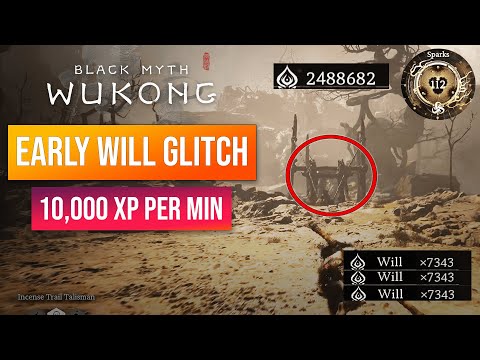Black Myth Wukong XP Farm | Sparks Farm & Will Farm In Chapter 2 | 10,000 Per Min!