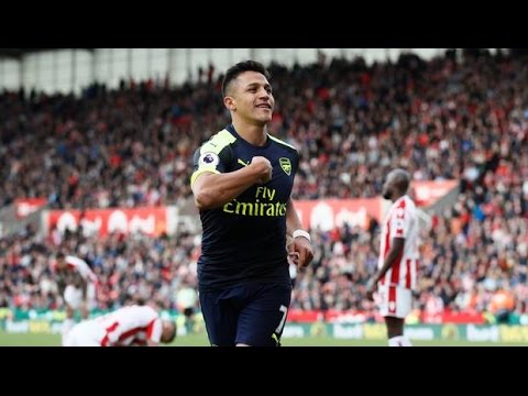 GOL DE ALEXIS SÁNCHEZ STOKE CITY 1 ARSENAL 4 13/05/17