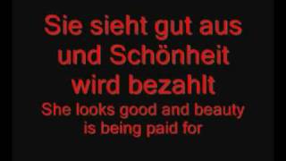 Rammstein - Das Model lyrics with english subtitles