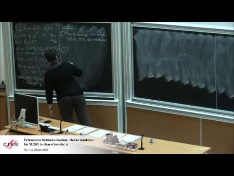 Ramla Abdellatif : Extensions between Iwahori-Hecke modules for SL2(F) in characteristic p