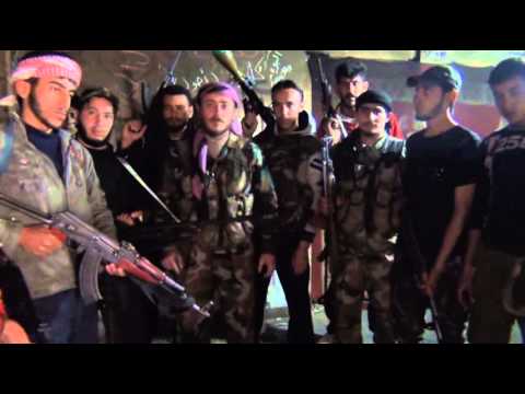 لقاء مع عناصر الجيش الحر المرابطين في حي الموظفين في دير الزور