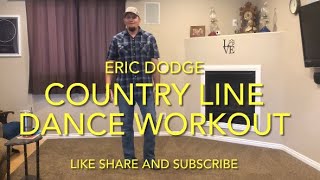 20 minute Country Line Dance Workout! 6 popular line dances in a row.