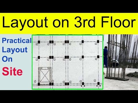 Practical Layout | 1st Floor Layout | 2nd Floor Layout | 3rd floor layout | Civil Engineering Video