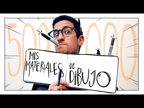 MIS MATERIALES DE DIBUJO - ESPECIAL 500K #ConcursoKatastrófico Video