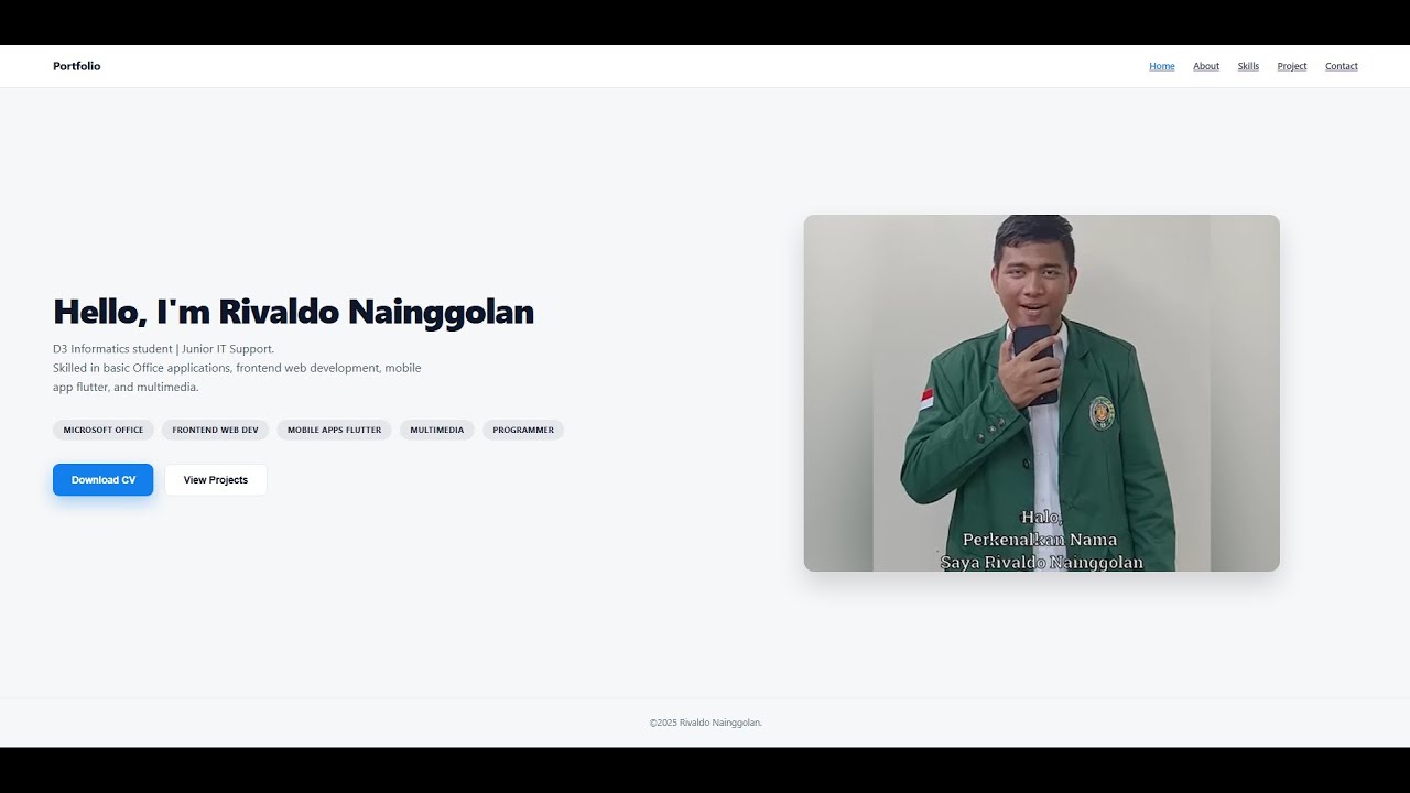 Portfolio Web