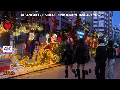 Alsancak Walking Tour | izmir, Turkey | January 10, 2026 [4K HD/60 fps]