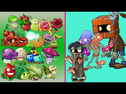 How Many Plants Can Destroy Team PRO ZOMBIE Zombie In five Hit   PvZ 2 Challenge