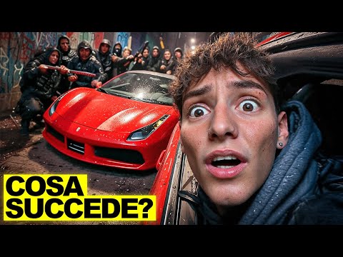 In FERRARI, vado nei QUARTIERI più PERICOLOSI di Milano..