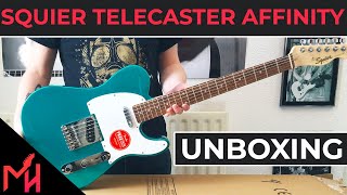 Video thumbnail for Squier Telecaster Affinity in Race Green  - Unboxing & Sound Demo by Martin Humbucker
