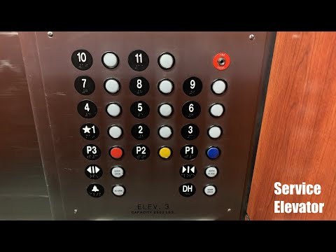 Otis/Thyssenkrupp Traction Service Elevator @ 222 S Central - Clayton, MO