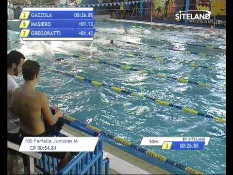 Serie 2 dei 100 Farfalla Juniores Maschi - Meeting di Halloween 2013 9 Trofeo citta' di Rosa'