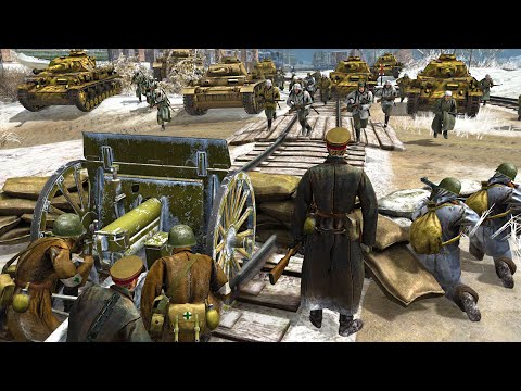 1,000 German Soldiers Charge FACTORY DEFENSE!? - Gates of Hell: WW2 Mod