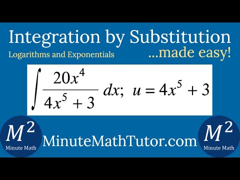 How to Integrate (20x^4)/(4x^5+3) dx; u=4x^5+3