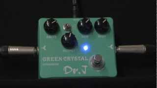 Video thumbnail for Review of the Dr J Green Crystal Overdrive Effects Pedal by Joyo by ADDICTED TO GEAR