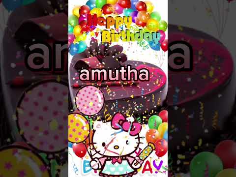 happy birthday to you amutha 🎉🥳🫵🏼🎂🎂 #happybirthday #capcut #shorts  ‎ ‎@happybirthday
