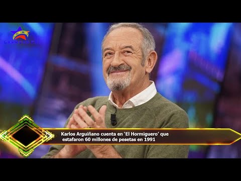 Karlos Arguiñano cuenta en ‘El Hormiguero’ que  estafaron 60 millones de pesetas en 1991