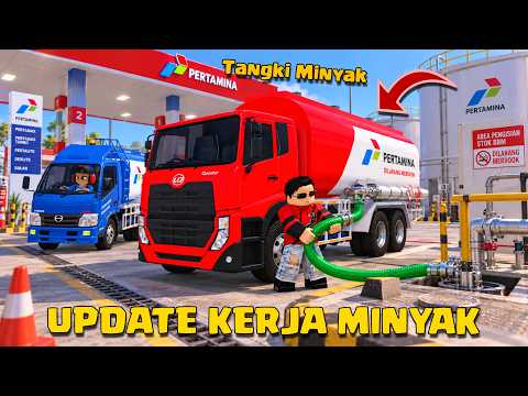 KERJA ANTAR BBM KE POM BENSIN UPDATE TRUK INDONESIA MANIA DI ROBLOX
