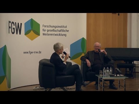 NRW-Dialog des FGW - Prof. Wilhelm Heitmeyer & Ulrike Herrmann (TAZ)