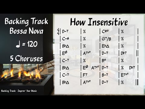 How Insensitive (120 BPM) - Backing Track