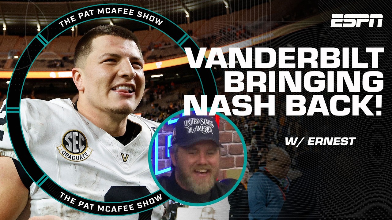 Ernest is GRATEFUL for Vanderbilt's football comeback 🗣️ 'THANK GOD!' 🙏 | The Pat McAfee Show