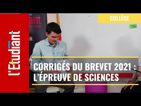 Corrigés du brevet 2021 : l’épreuve de sciences