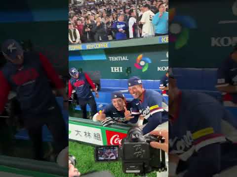 Jung Hoo Lee couldn't be anymore fired up 😤 #WorldBaseballClassic