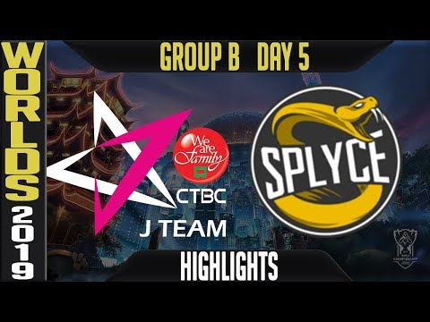 JT vs SPY Highlights Game 2 | S9 Worlds 2019 Group B Day 5 | CTBC J Team vs Splyce